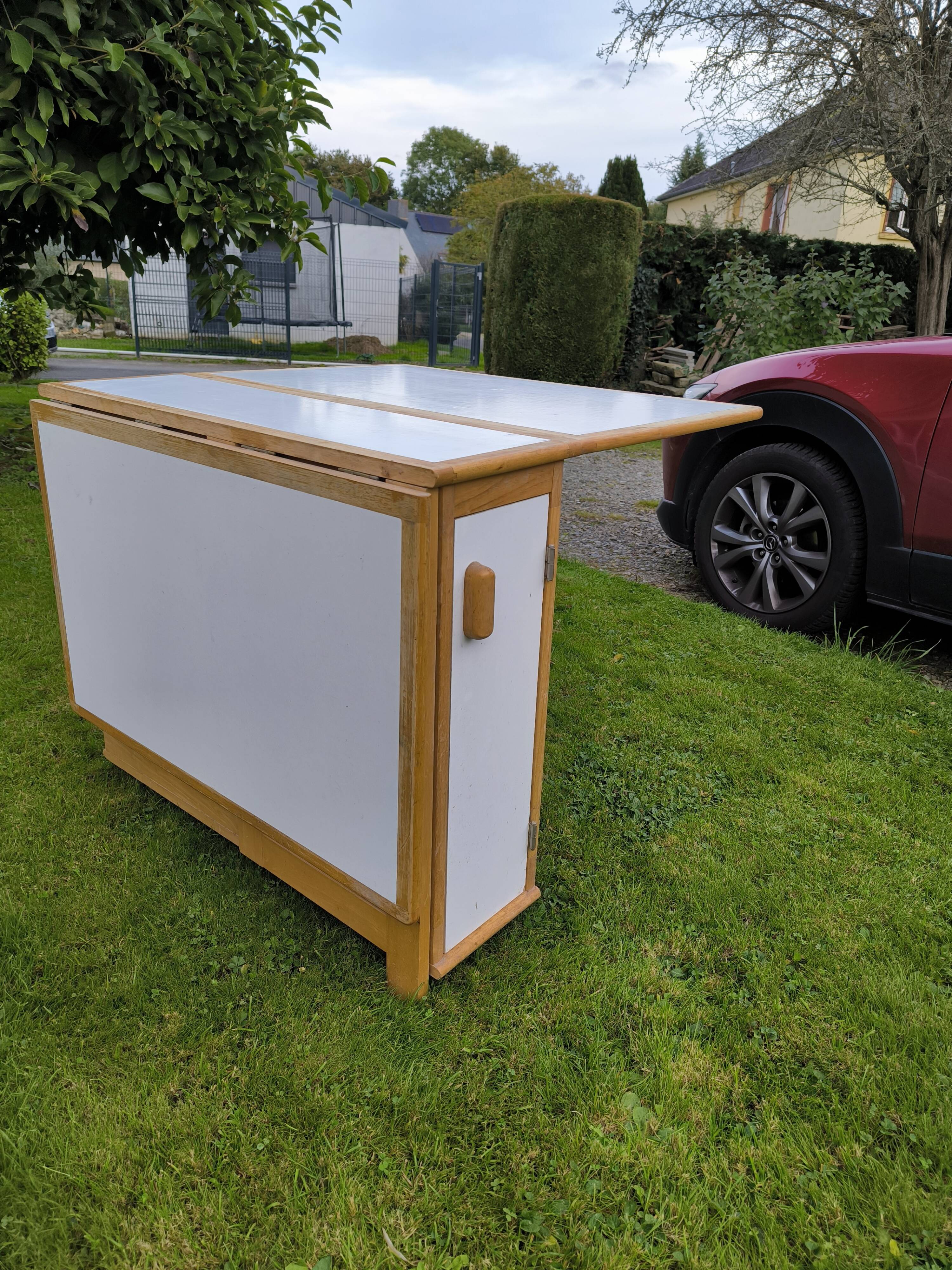 Set of 4 Aldo Jacober style chairs and butterfly table