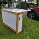Ensemble 4 chaises style Aldo Jacober et table papillon