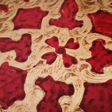 Venetian red and gold plateau