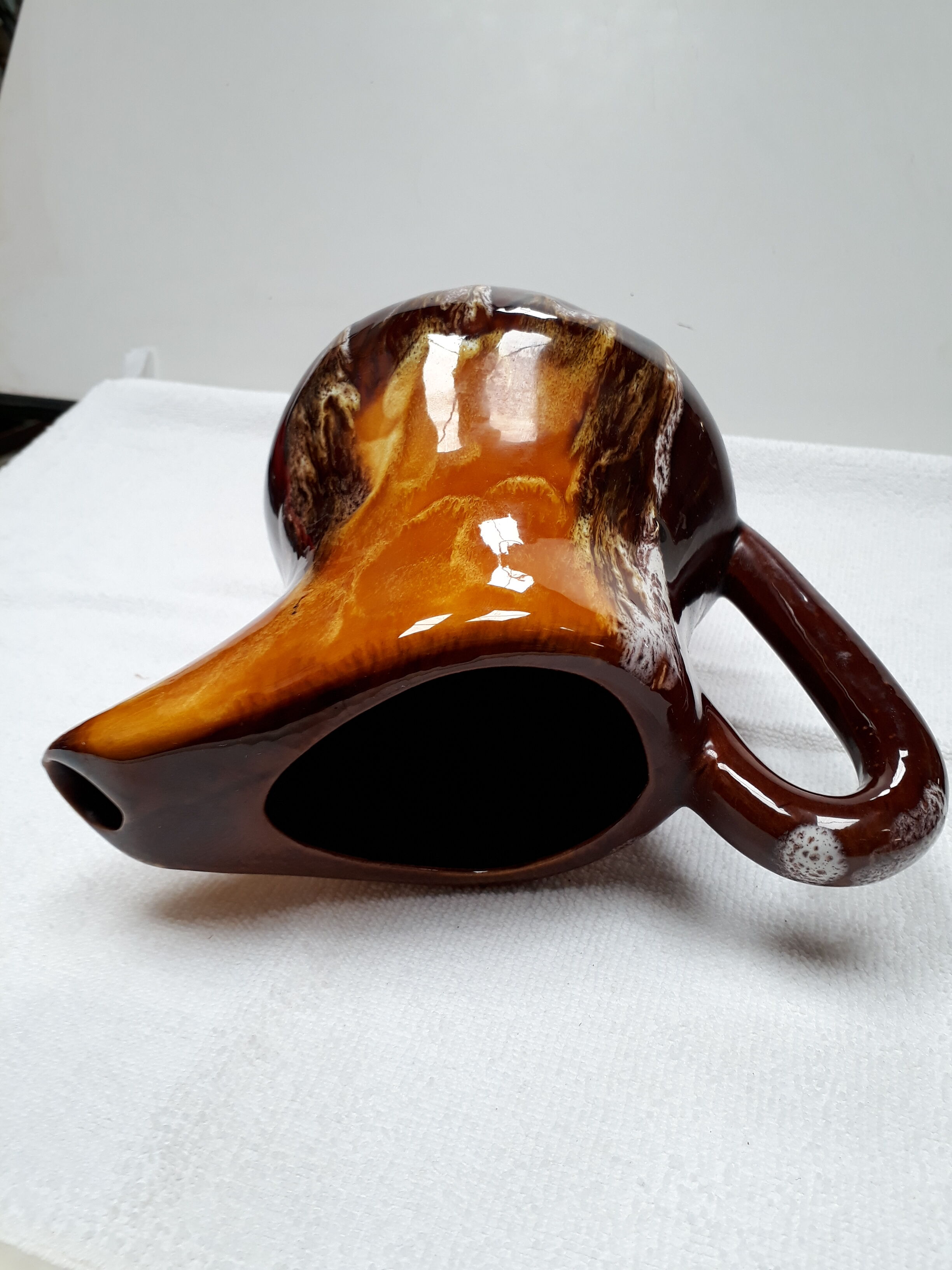 Pitcher vintage 1960 70 s glaze