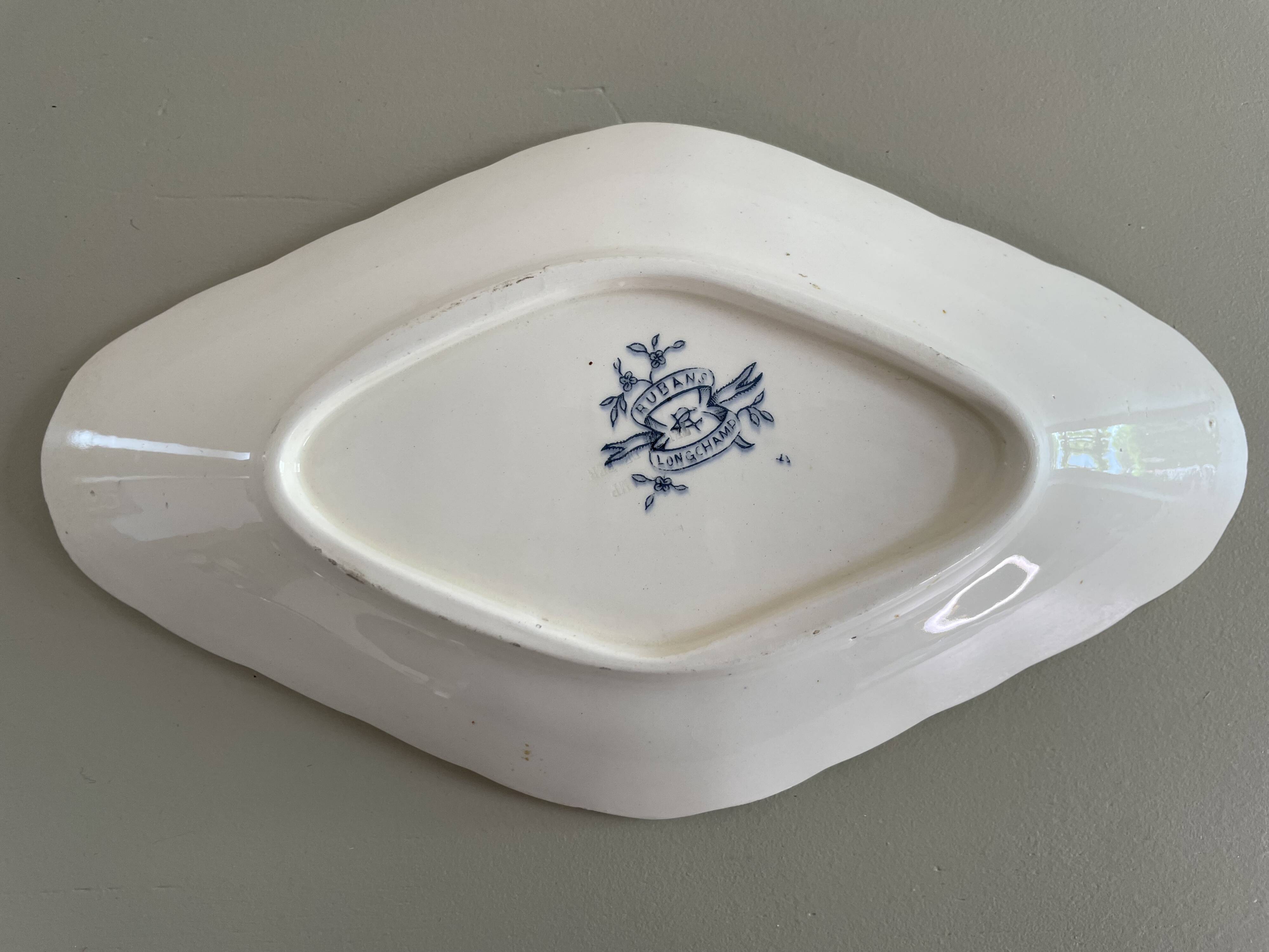 Longchamp ironstone dish Ribbon model