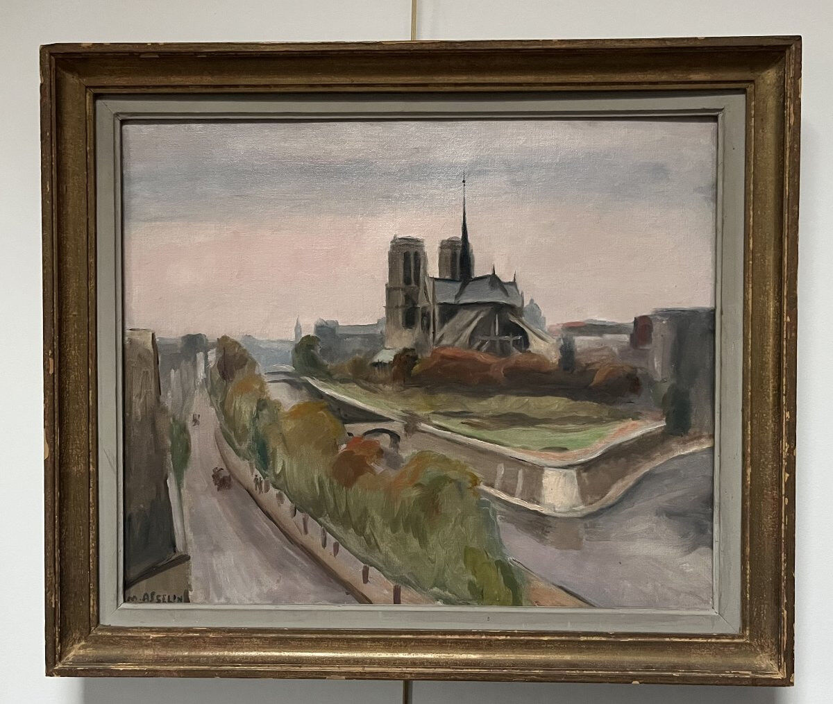 Maurice Asselin (1882-1947) Notre-Dame, Paris Oil on canvas, signed