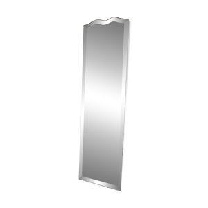 ancien grand miroir biseauté - pied
