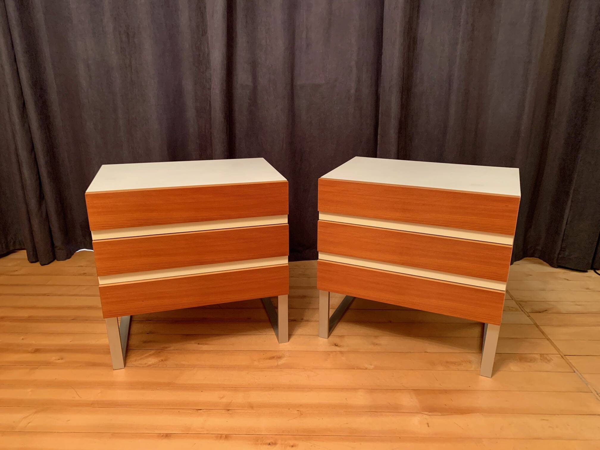 Set of two Interlübke chests of drawers, Germany, 1970s.