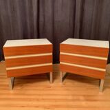 Ensemble de deux commodes Interlübke, Allemagne, années 1970.