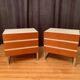 Ensemble de deux commodes Interlübke, Allemagne, années 1970.