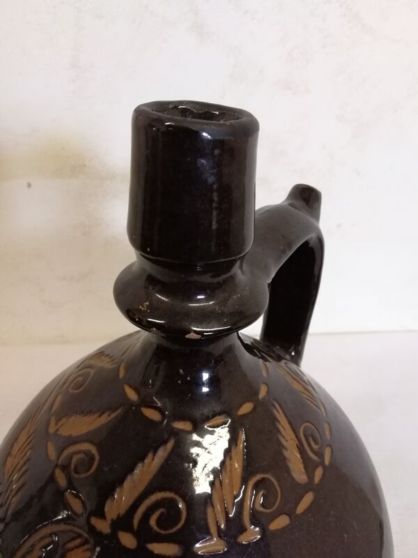 Gargoulette en grès vernissé