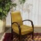 1950s English bridge chair in beech.