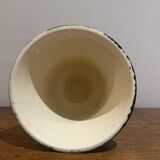 1950s black and white vase