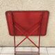 Table metal folding industrial vintage