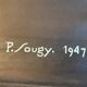 Poster Dr Auzoux, Paul Sougy 1947, No. 17 THE MOLE