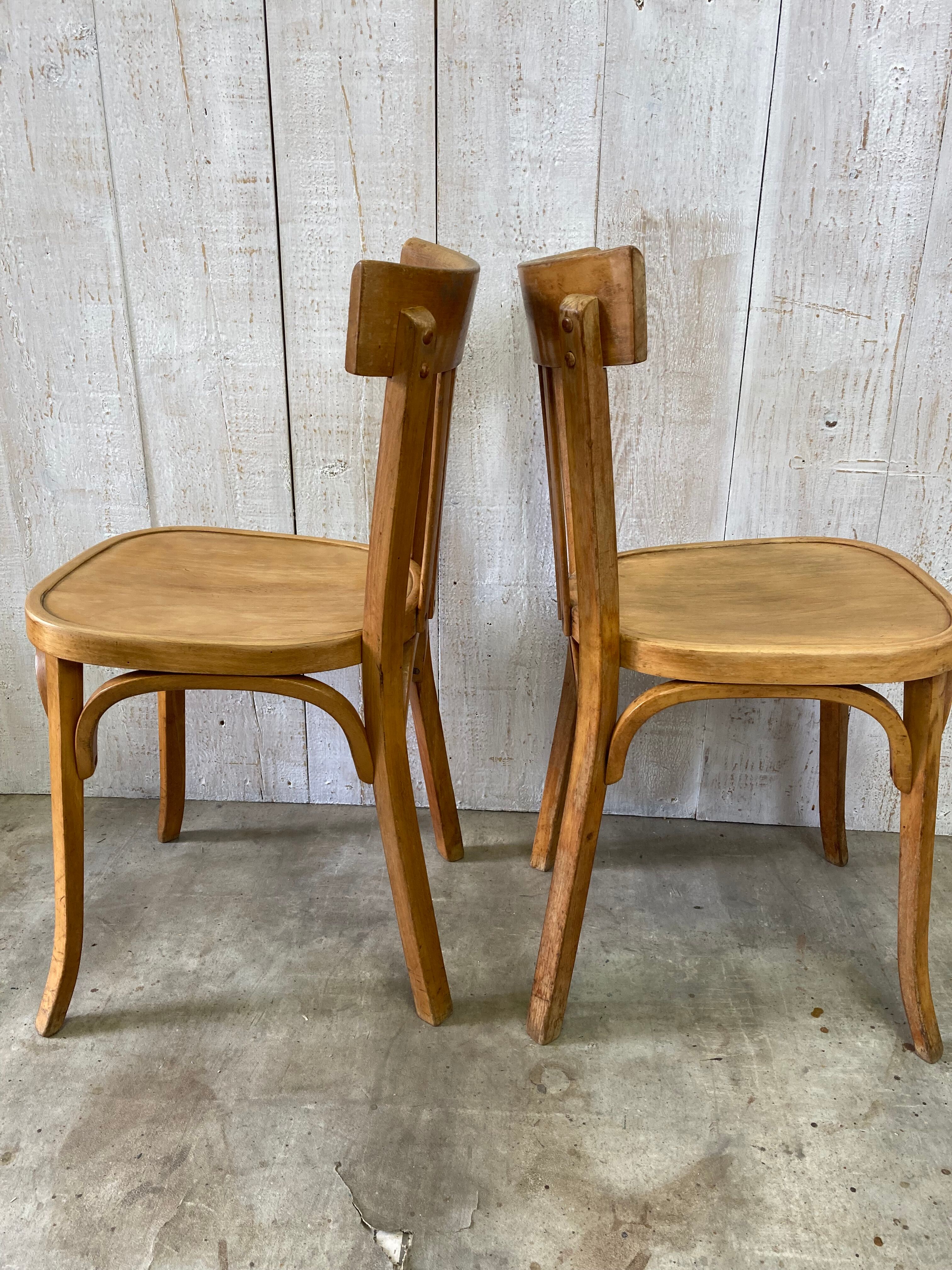 Paire chaises Baumann