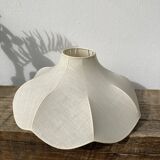 Suspension or lampshade in floral shaped fabrics Goldkant cocoon style
