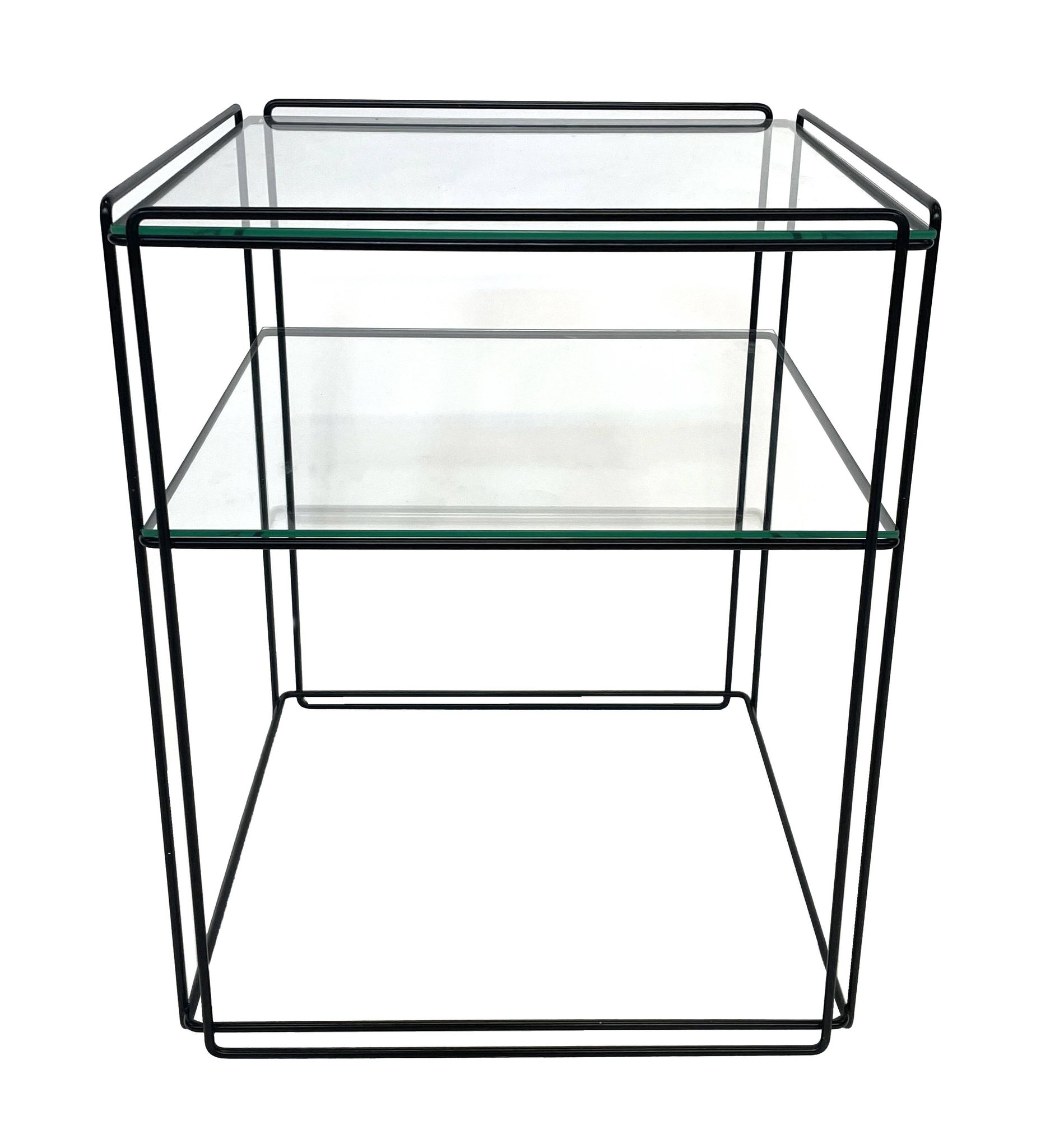 Table d'appoint vintage de Max Sauze "isocèle" design années 70