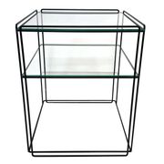Table d'appoint vintage de Max Sauze "isocèle" design années 70