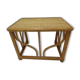 Wooden top caning Wicker table