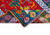 Hand-Knotted Rustic Turkish Red Runner Carpet 88 cm x 371 cm
