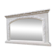 Large vintage stone mirror