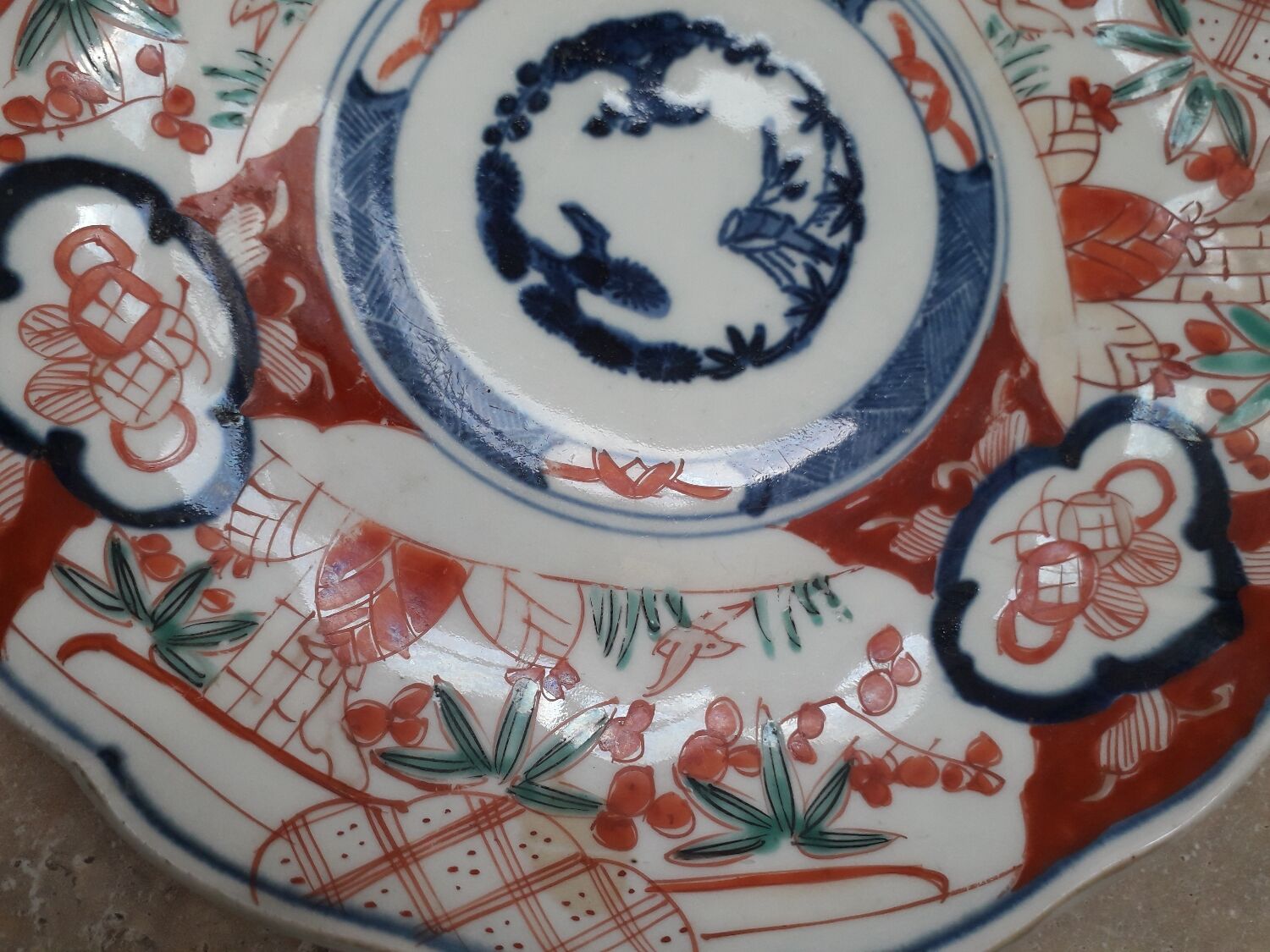 Assiete collection Imari antique Japanese porcelain