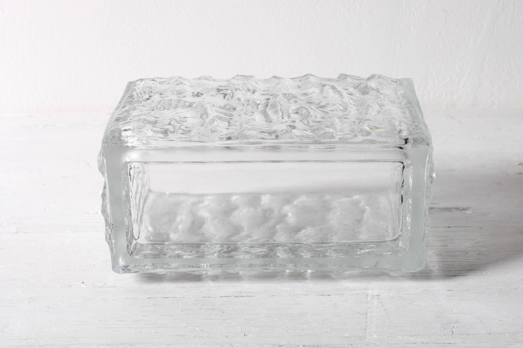 Vintage Sklo Union Glass Jardinière Vase Moravia / Vladislav Urban / 1968