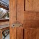 Antique Art Nouveau wardrobe with mirror – Early 20th century
