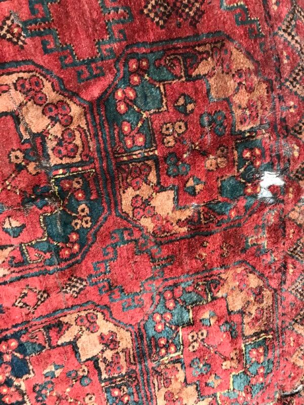 Carpet 19th century former Turkmen Ersari handmade 205 X 288 CM