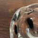 Cendrier en verre épais année 70/80