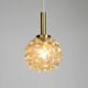 Original glass bubble pendant lamp from the 1960s | Manufactured by Limburg
