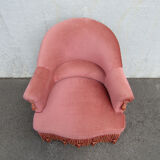 Vintage pink toad chair