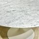 Table Tulipe Saarinen Knoll 137cm en marbre