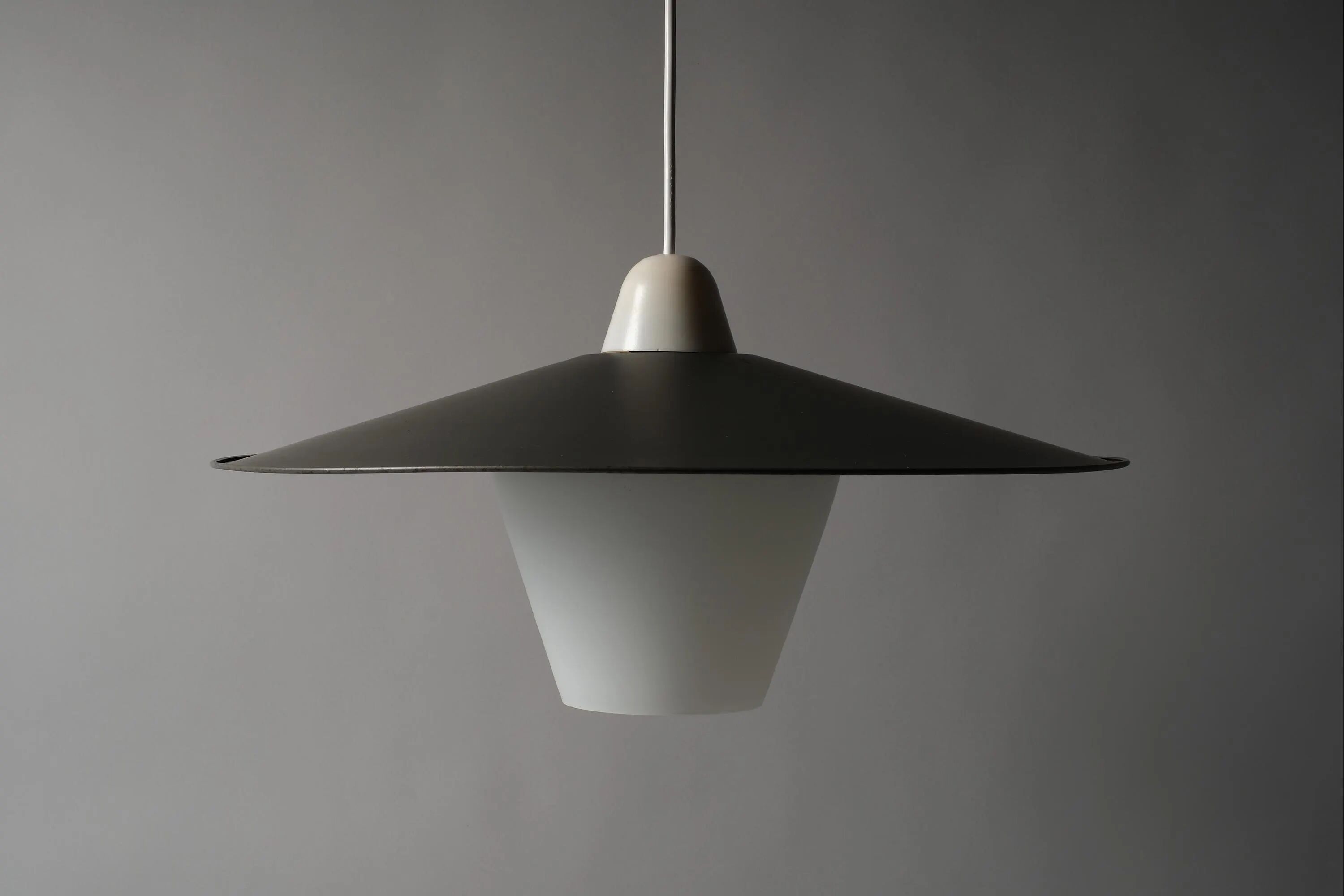 Modern Mid-Century Pendant Lamp Flying Saucer, Space Age Design from the 1960s