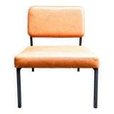 Modernist leatherette armchair