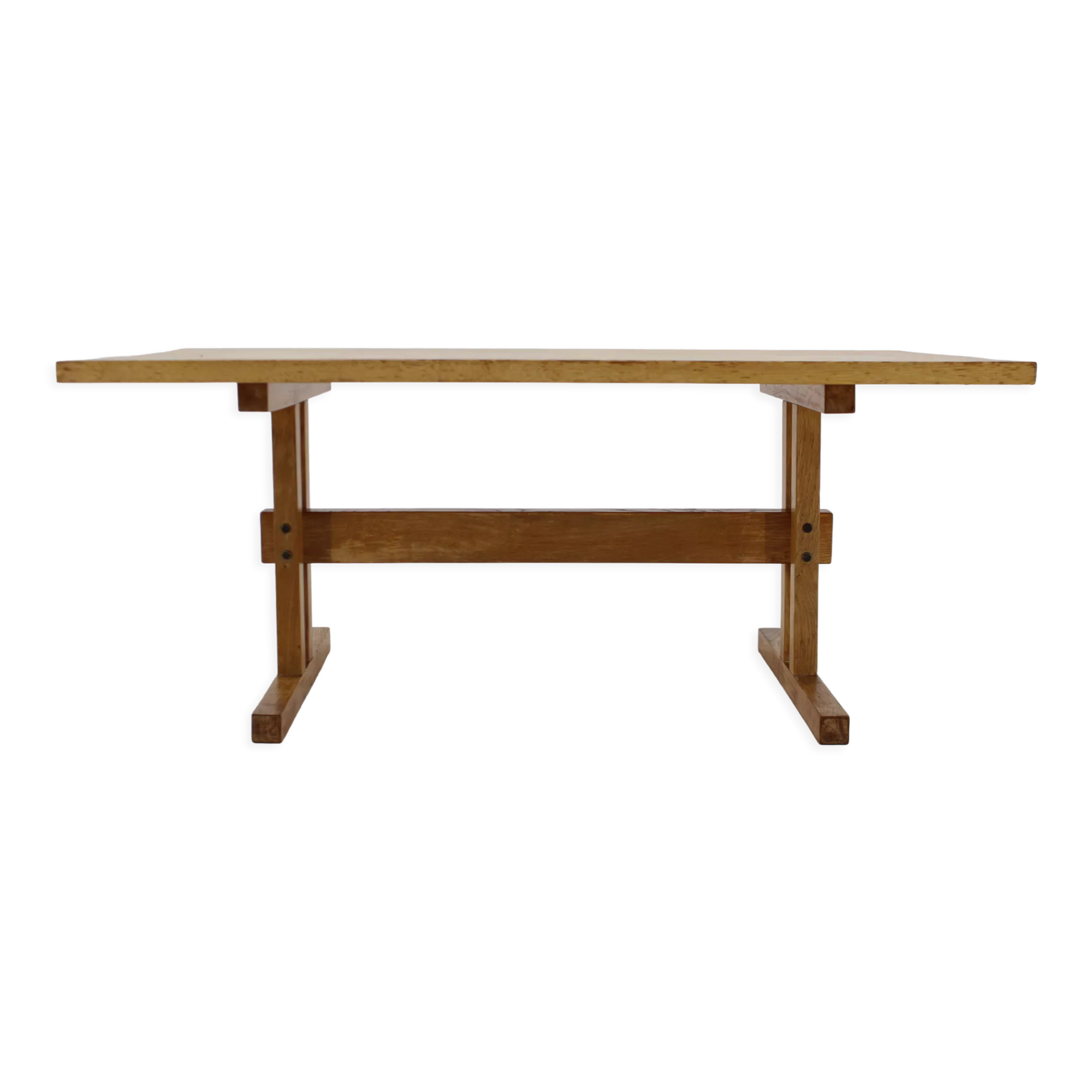 1960s shaker solid oak wood coffeetable, Denmark