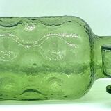 Pretty vintage green glass carafe