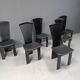 Post modern dining chairs by Pietro costantini, 1980s, set of 6