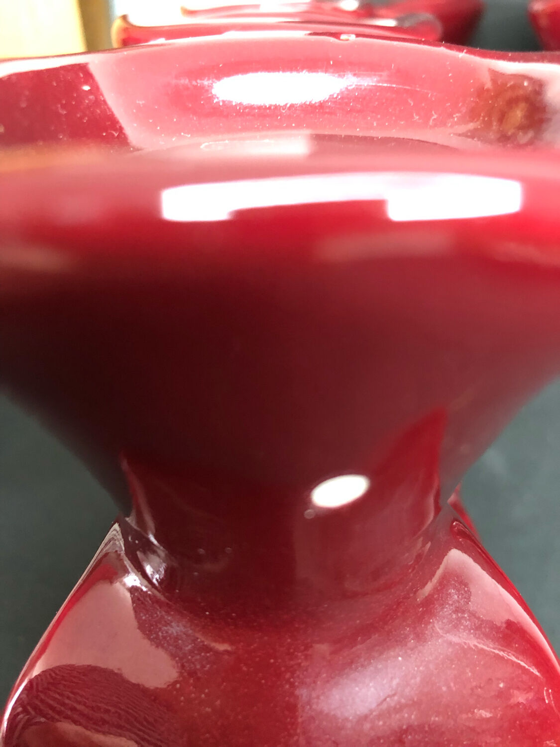 Pair of ceramic candle holders year 50