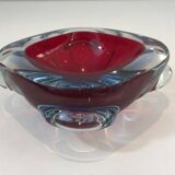 Two-tone crystal ashtray