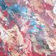 Jozef Mees, Lyrical Abstract Oil on Panel 1962