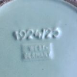 Ceramic Advent Plate/Candle Holder, Jasba, Germany 1960s | Mint Green