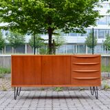 MID Century A.M.T Sideboard Germany Cabinet Walnut Minimalist