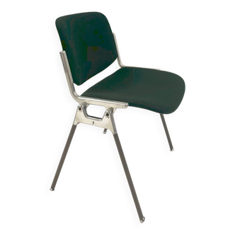 Set of 20 green Piretti chairs for Castelli