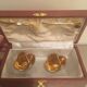 Pair of Limoges salt cellars