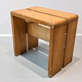 Tabouret pour les appartements "les Arcs"  de Charlotte Perriand