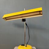Lampe de bureau fluorescente vintage jaune