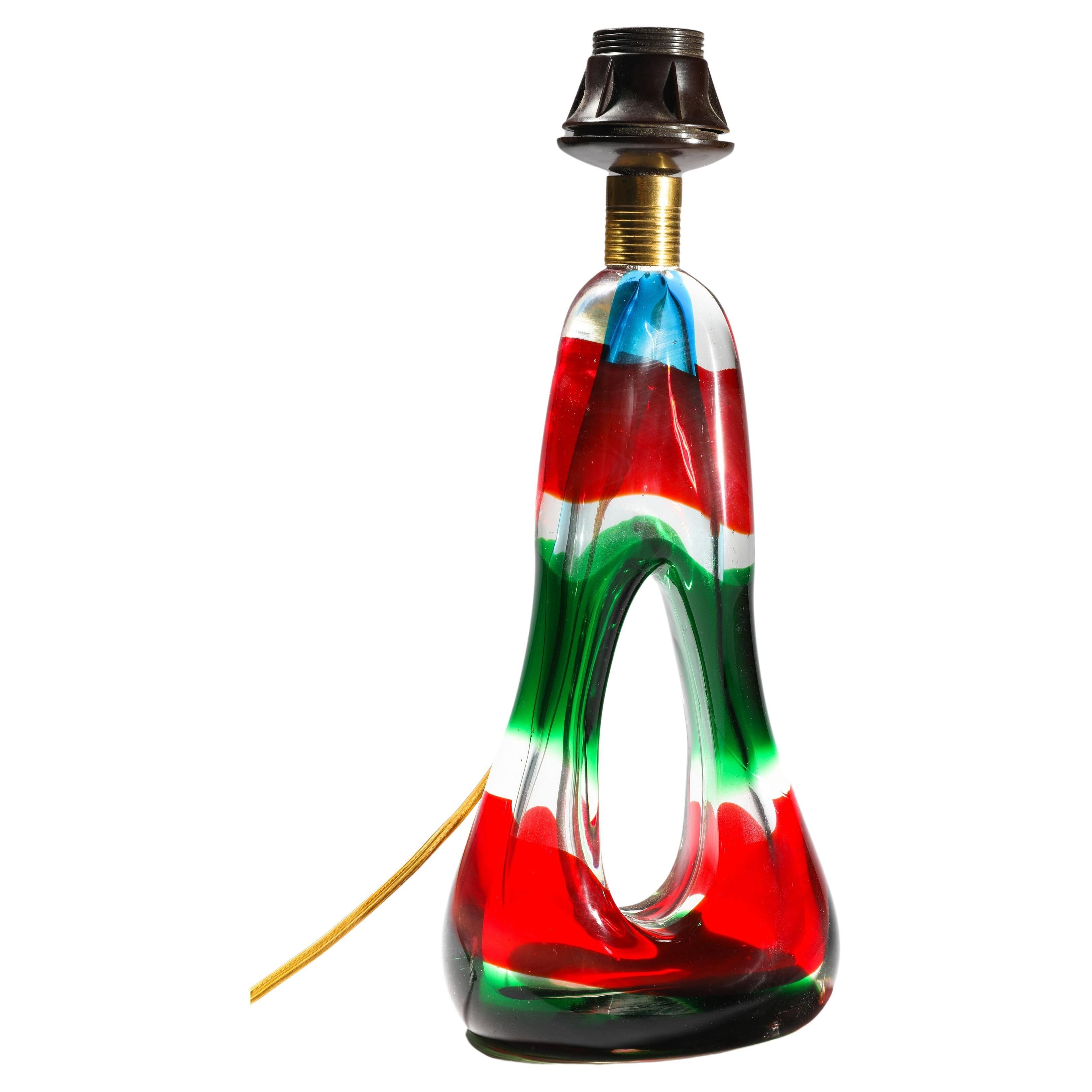 Desk lamp Fulvio Bianconi, Murano, Italy, 1960