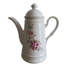 Chinese porcelain coffee or tea maker vintage floral décor