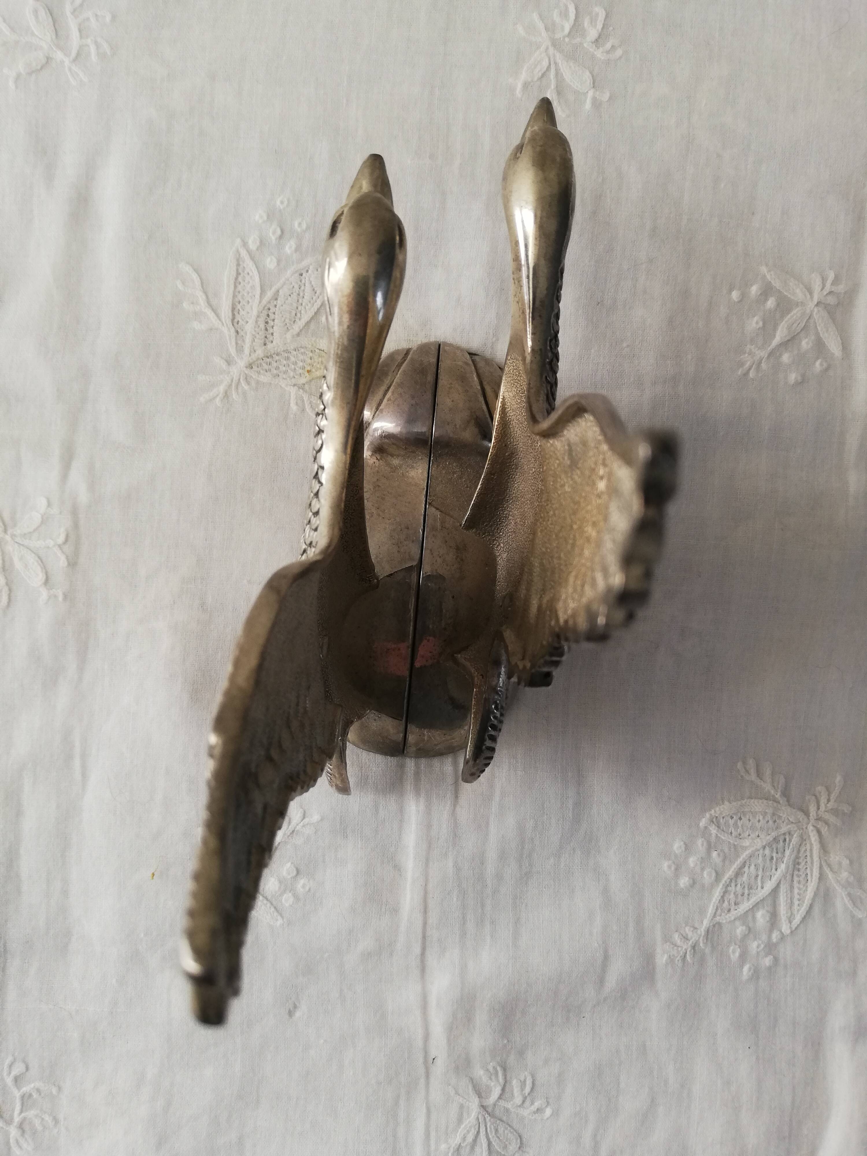 Duo de canards porte lettres Art déco