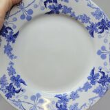 6 Petites Assiettes Plates K. G. Lunéville Modèle Lautrec Art Nouveau Décor