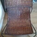 Fauteuils en rotin par Frederick Weinberg