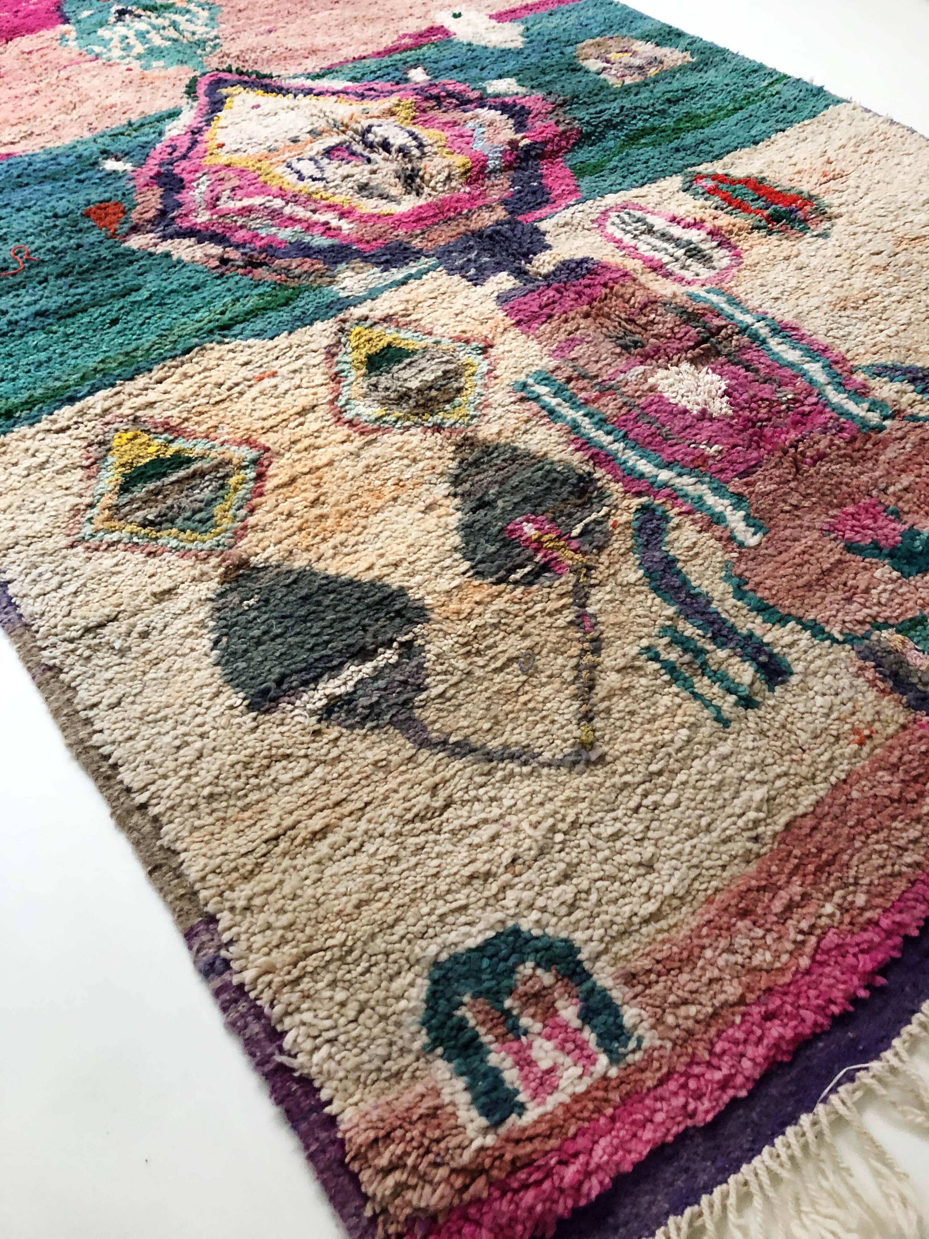 Moroccan Berber carpet Boujaad 2.58x1.53m